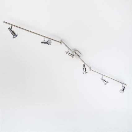 LED spottivalaisin 6xGU10/5W/230V kiiltävä kromi
