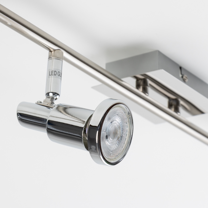 LED spottivalaisin 6xGU10/5W/230V kiiltävä kromi