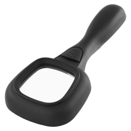 LED Suurennuslasi 2,5xZOOM taustavalolla ja UV-valoa LED/UV/2xAAA