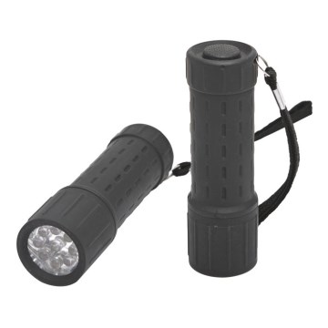 LED-taskulamppu LED/3xAAA musta
