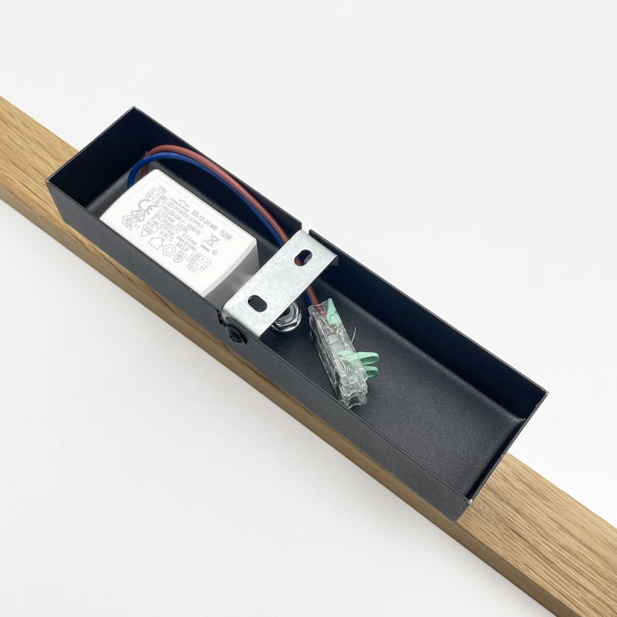 LED-tauluvalaisin VERDE LED/5,5W/230V 3000K 46 cm tammi/musta