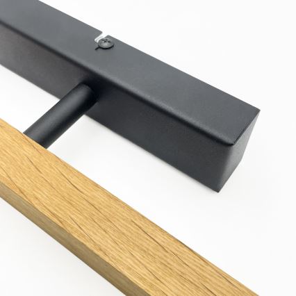 LED-tauluvalaisin VERDE LED/5,5W/230V 3000K 46 cm tammi/musta