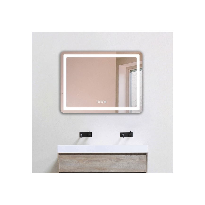 Himmennettävä kylpyhuoneen LED-taustavalaistu peili LED/20W/230V 4000K IP44