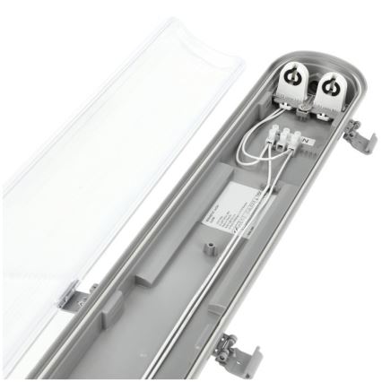 LED-tekniikalla varustettu tekninen loisteputkivalaisin T8 2xG13/18W/230V 4000K IP65 127 cm