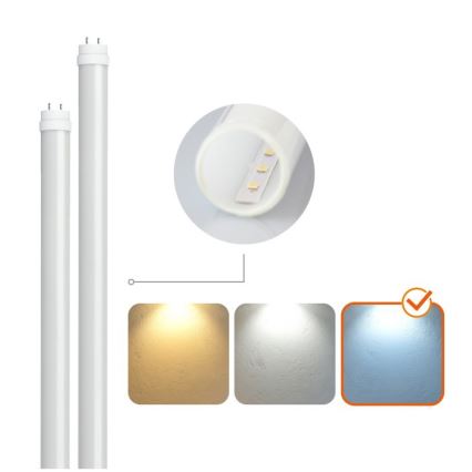 LED-tekninen loisteputkivalaisin T8, 2x G13, 18W, 230V, 6500K, IP65, 127 cm