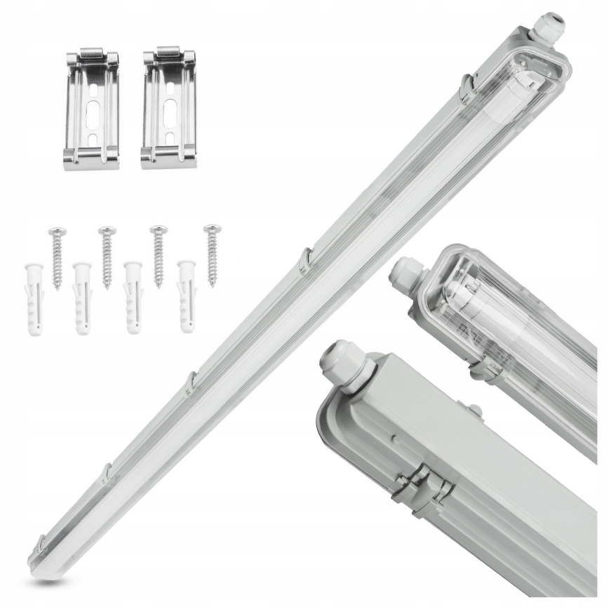 LED-tekninen T8-loisteputkivalaisin 1xG13/20W/230V 4000K 120 cm IP65 valkoinen