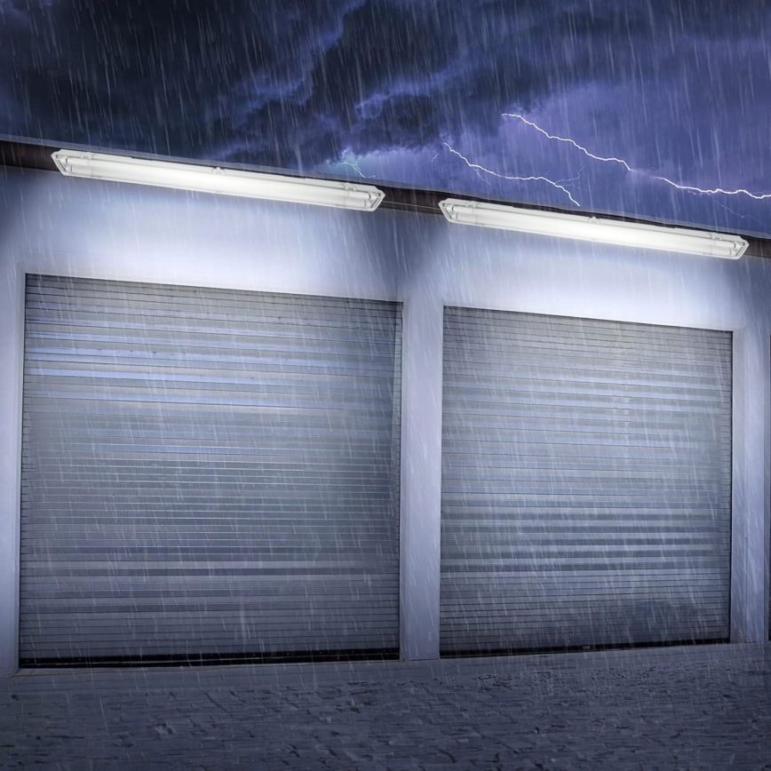 LED-tekninen T8-loisteputkivalaisin 2xG13/20W/230V 6500K 120 cm IP65 valkoinen