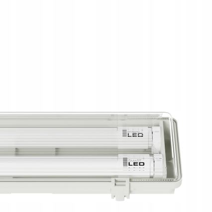 LED-tekninen T8-loisteputkivalaisin 2xG13/20W/230V 6500K 120 cm IP65 valkoinen