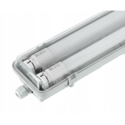 LED-teollisuusloisteputkivalaisin T8 2xG13/10W/230V 6000K 60 cm IP65 valkoinen