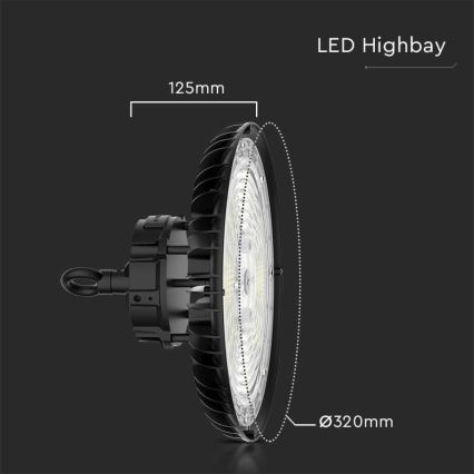 LED Teollisuusvalaisin High Bay LED/200W/230V 3000K/4000K/6000K IP65