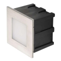 LED-ulko-opastevalaisin upotettava LED/1,5W 3000K IP65