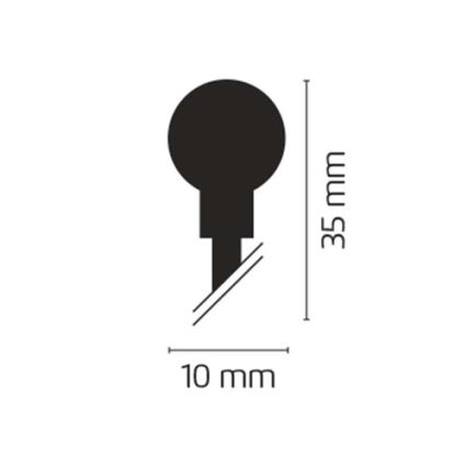 LED-ulkojouluketju CHAIN 8m 80xLED/3,6W/230V IP44