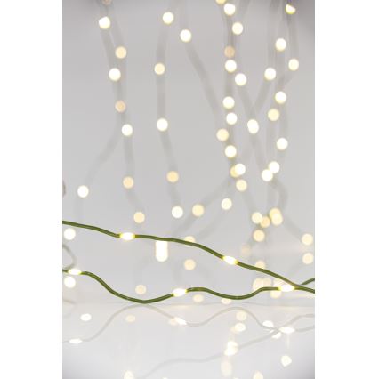 LED-ulkojouluketju LINE 700xLED/8 toiminnot 40 m IP44 lämpimänvalkoinen