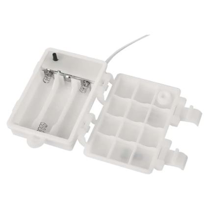 LED-ulkojouluvalosarja 100xLED/3xAA lämmin valkoinen IP44