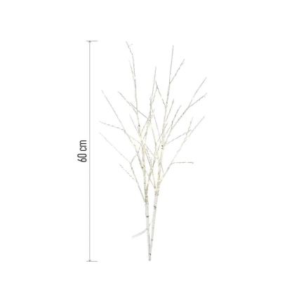 LED-ulkojouluvalosarja 100xLED/3xAA lämmin valkoinen IP44