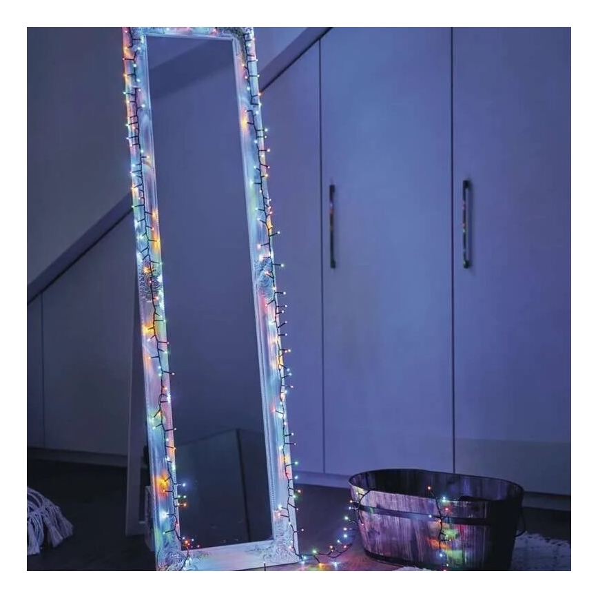 LED-ulkojouluvalosarja 150xLED/27,35m IP44 monivärinen