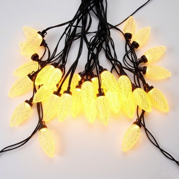 LED-ulkojouluvalosarja 20x LED/230V, 14,5 m, IP44, lämmin valkoinen
