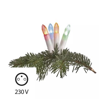 LED ulkojouluvalot 20xLED 12m IP44 monivärinen