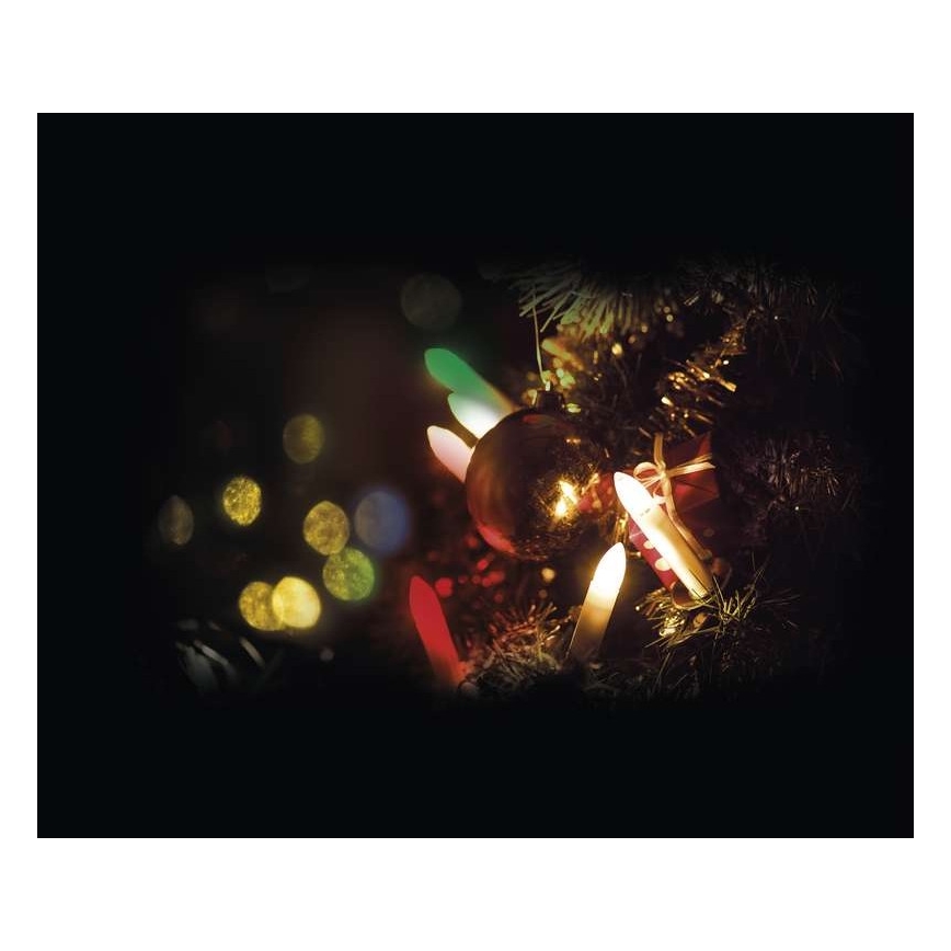 LED ulkojouluvalot 20xLED 12m IP44 monivärinen