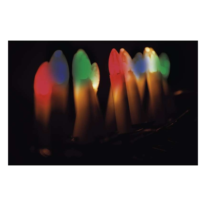 LED ulkojouluvalot 20xLED 12m IP44 monivärinen