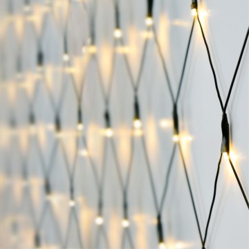 LED ulkojouluvaloverho 320xLED/230V 3x1,5 m IP44 lämmin valkoinen