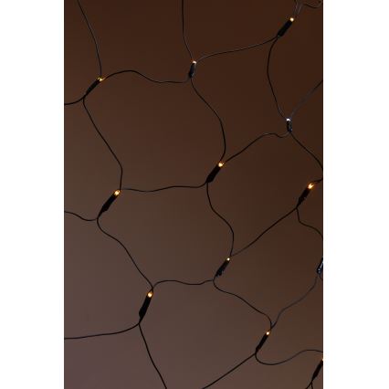 LED ulkojouluverho NET 240xLED/7,2W/230V 1,5x2 m IP44 lämmin valkoinen