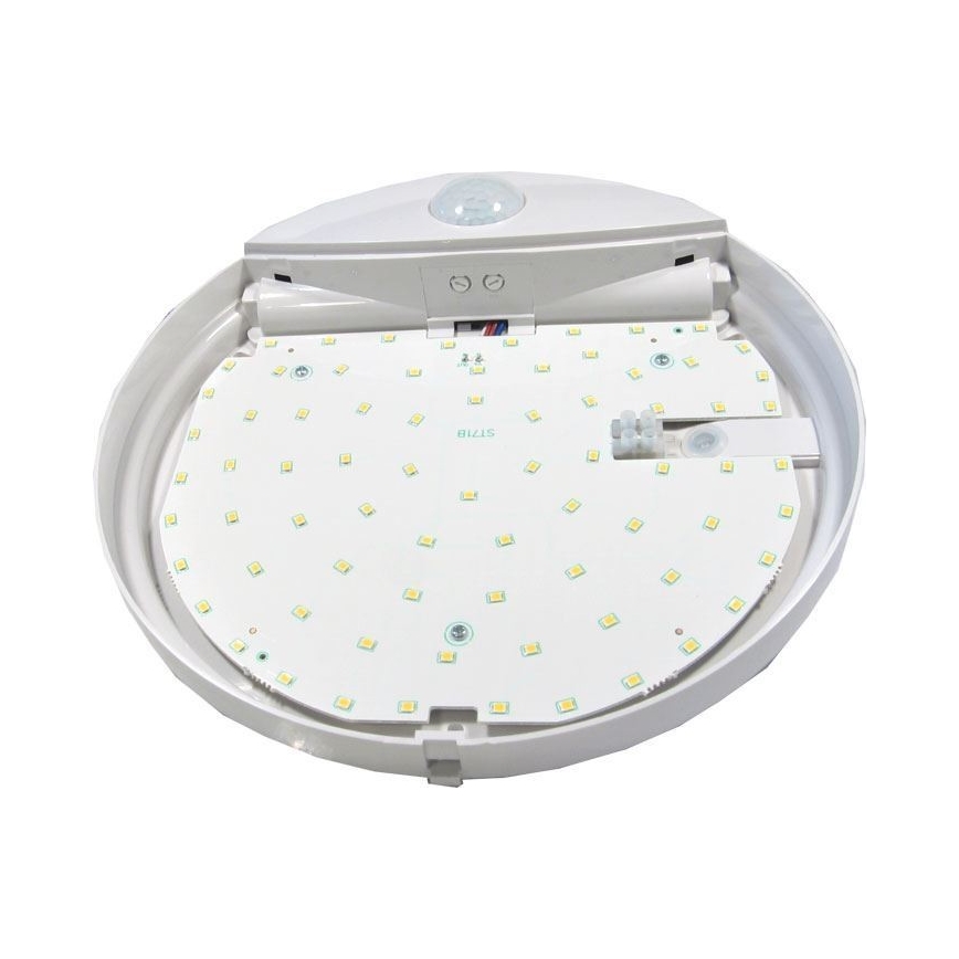 LED-ulkokattovalaisin anturilla LED/15W/230V IP44