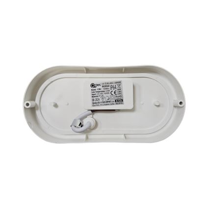 LED-ulkokattovalaisin LED/15W/230V 4200K 20x9,8 cm IP64 valkoinen
