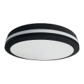 LED-ulkokattovalaisin MARLON LED/18W/230V 4000K IP54 musta