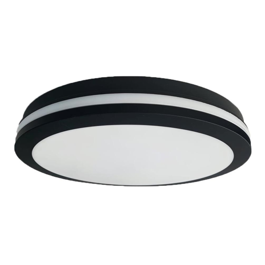LED-ulkokattovalaisin MARLON LED/36W/230V 4000K IP54 musta