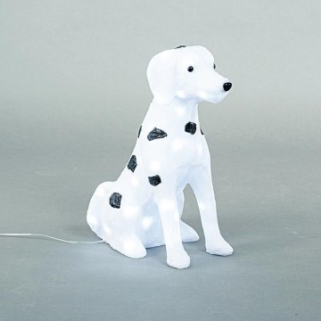 LED-ulkokäyttöinen koriste LED/3,6W/230V IP44 kylmänvalkoinen dalmatialaiskuvio