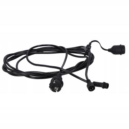 LED-ulkokäyttöinen koristevalosarja 20xE27/1W/230V 20,94 m IP44 musta