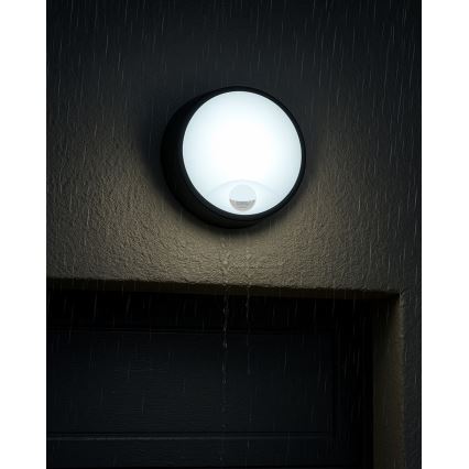 LED himmennettävä ulkoseinävalaisin liiketunnistimella LED/15/18/20W/230V 3000K/4000K/6500K IP65 musta/valkoinen