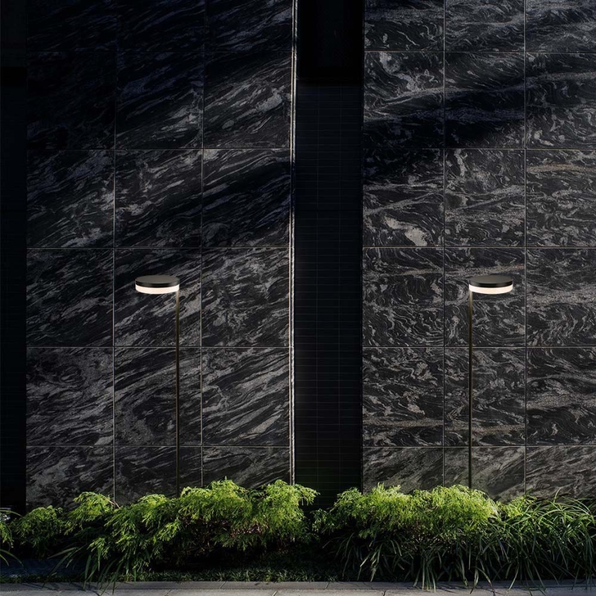 LED Ulkokäyttöön tarkoitettu aurinkokennovalo LED/2W/3,7V 3000K IP54 2000 mAh musta