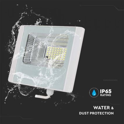 LED Ulkovalaisin aurinkokennolla LED/12W/3,2V IP65 6400K 20000 mAh + kaukosäädin