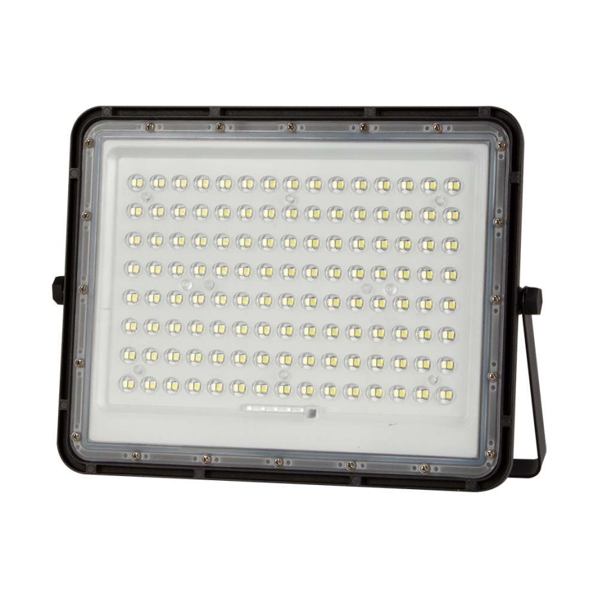 LED Ulkovalaisin aurinkokennolla LED/20W/3,2V 6400K musta IP65 16000 mAh + kaukosäädin