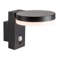 LED Ulkokäyttöön tarkoitettu aurinkokennoseinävalaisin anturilla LED/5,5W/3,7V 3000K IP54 2000 mAh