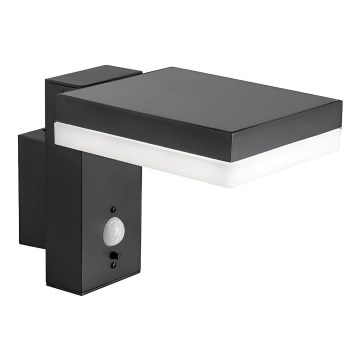 LED Ulkokäyttöön tarkoitettu aurinkokennoseinävalaisin sensorilla LED/5,5W/3,7V 3000K IP54 2200 mAh