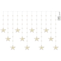 LED-ulkoketju 120xLED 3xAA 1,7 m IP44 lämmin valkoinen