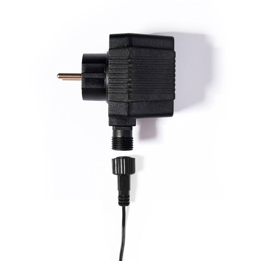 LED-ulkojouluketju FELICIA FILAMENT 20xE10 19m värikäs/lämpimänvalkoinen IP44, Made in the EU