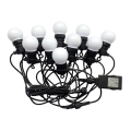 LED Ulkoketju STRING 5m 10xLED/0,5W/230V IP44 3000K