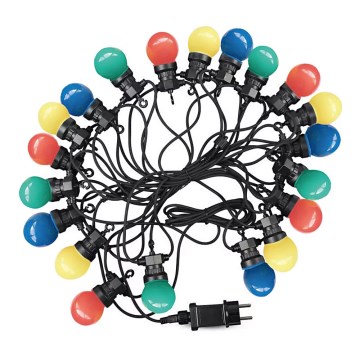LED-ulkoketju STRING RGB 10m 20xLED/0,5W/230V IP44