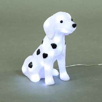 LED-ulkokoriste 30xLED/3,6W/230V IP44 kylmänvalkoinen dalmatialaiskuvioinen