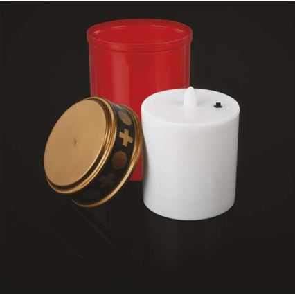 LED-ulkokoriste LED/2xC IP44 punainen