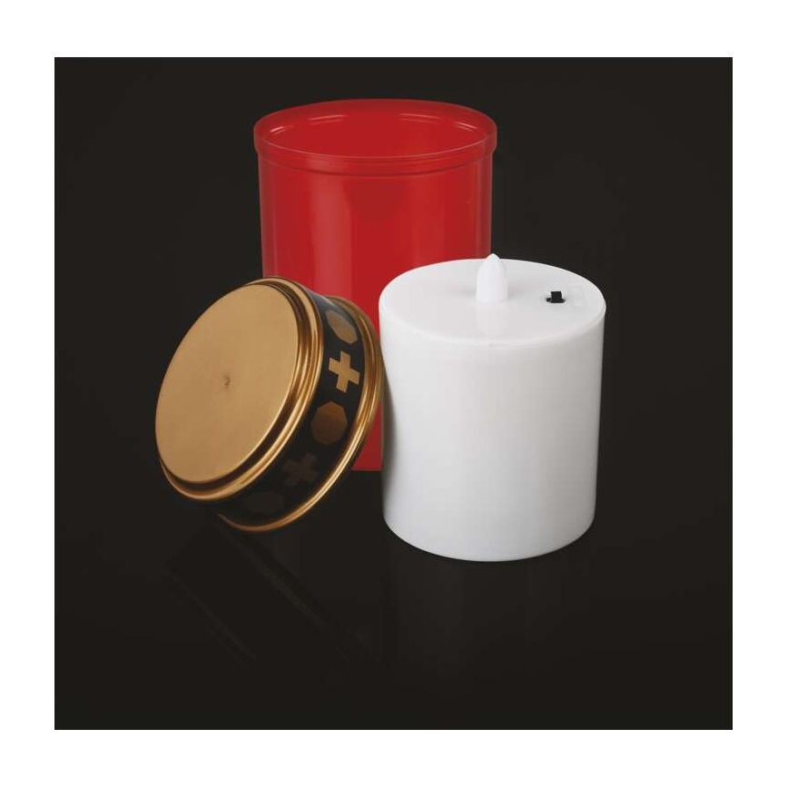 LED-ulkokoriste LED/2xC IP44 punainen