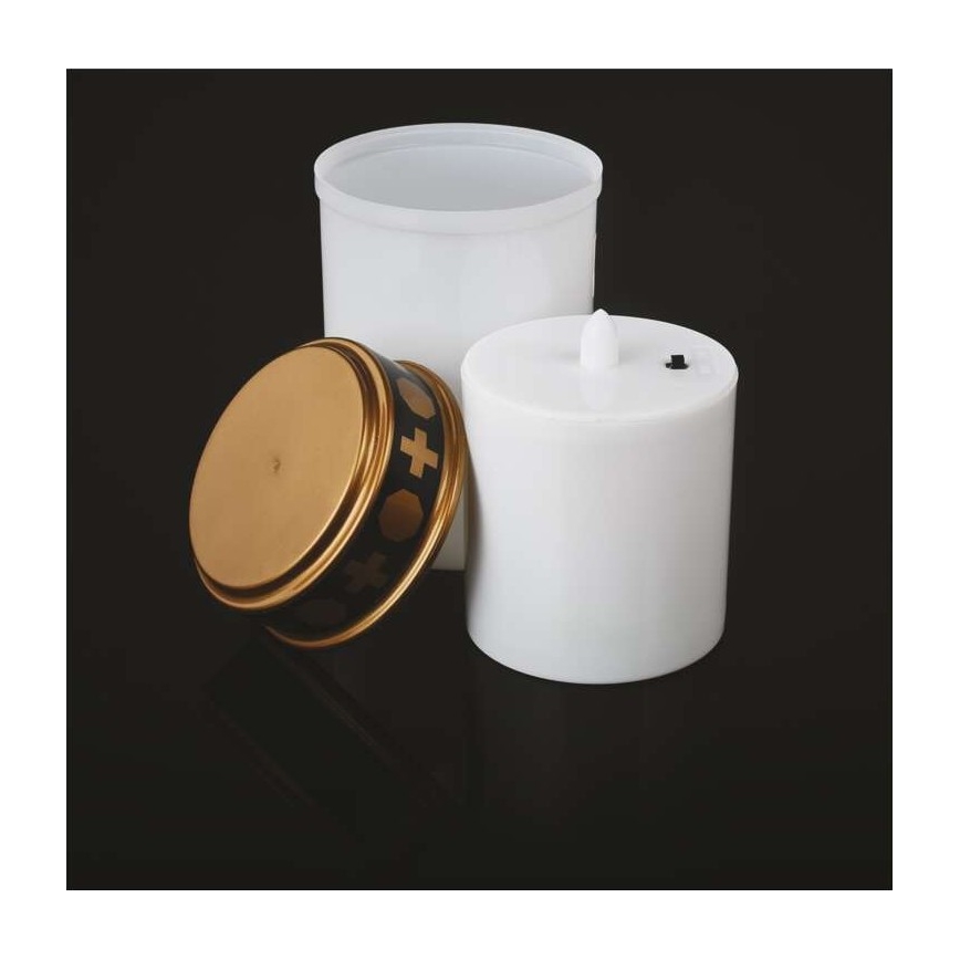 LED-ulkokoriste LED/2xC IP44 valkoinen