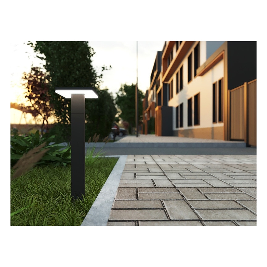 LED-ulkolamppu BARI LED/10W/230V 4000K 60 cm IP54 antrasiitti