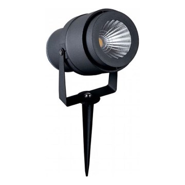LED-ulkolamppu LED/12W/100-240V IP65 3000K harmaa