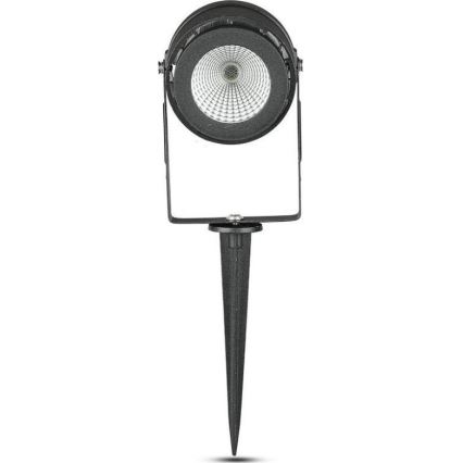LED-ulkolamppu LED/12W/100-240V IP65 4000K musta