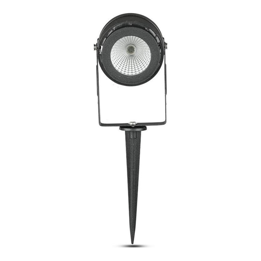 LED-ulkolamppu LED/12W/100-240V IP65 4000K musta